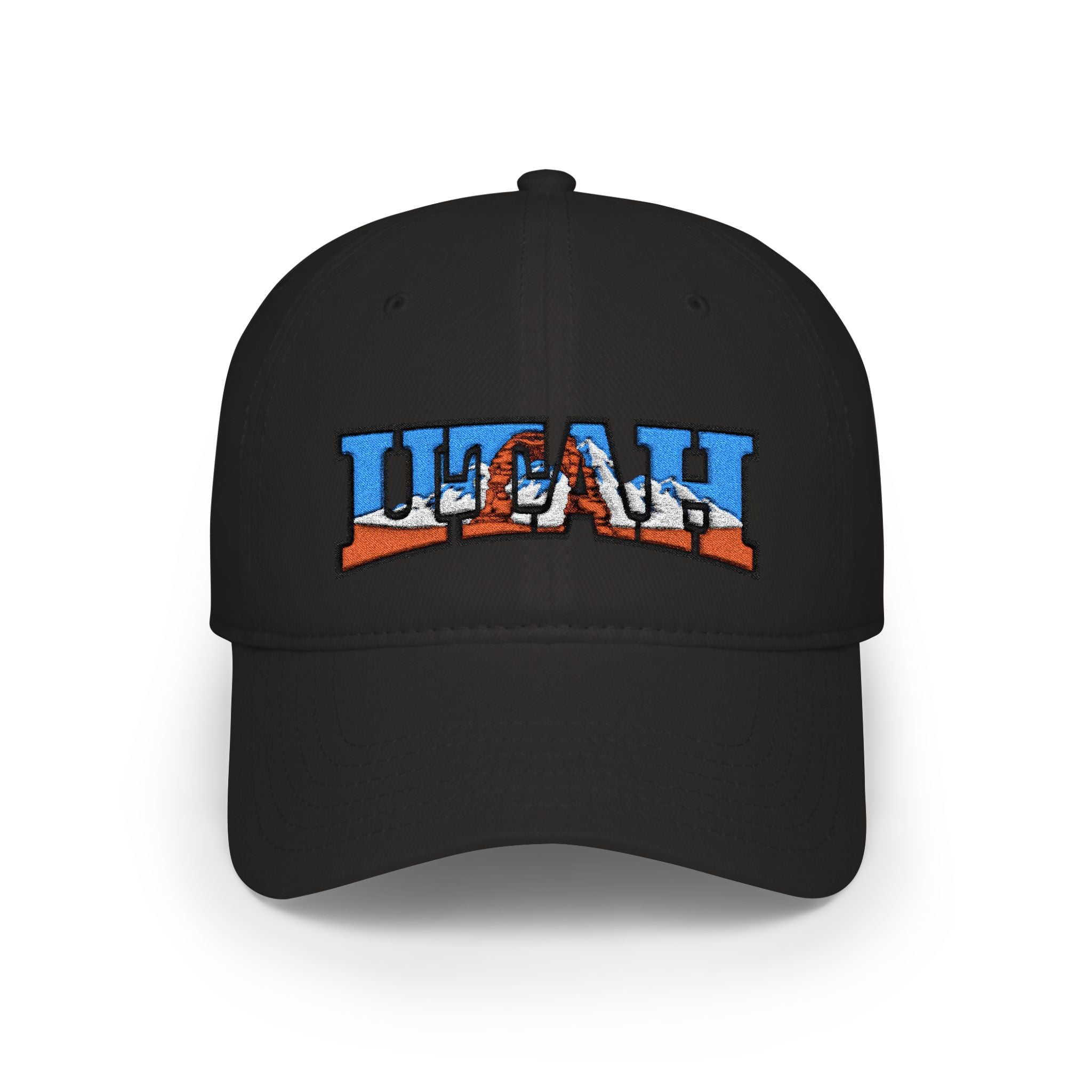 Utah Vintage License Plate  low-profile Cap —  Embroidered Hat
