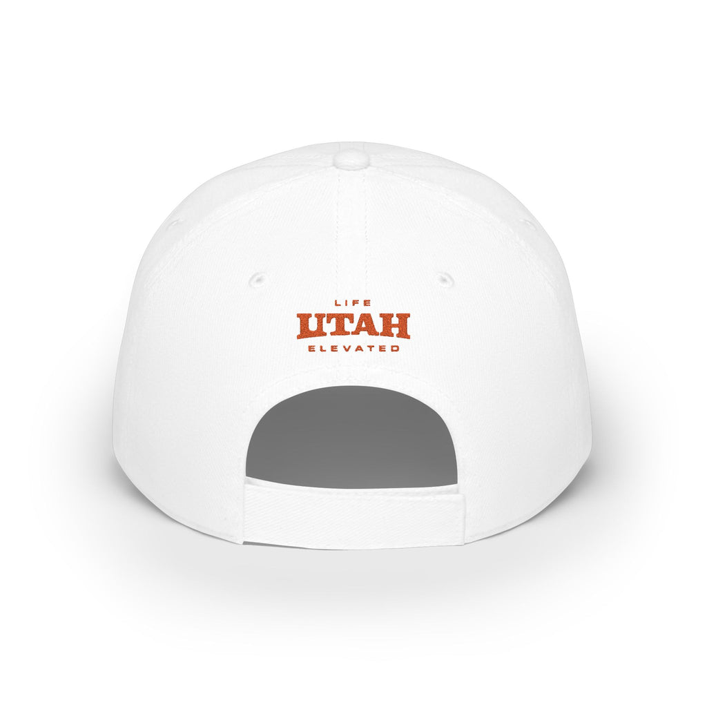 Utah Vintage License Plate  low-profile Cap —  Embroidered Hat