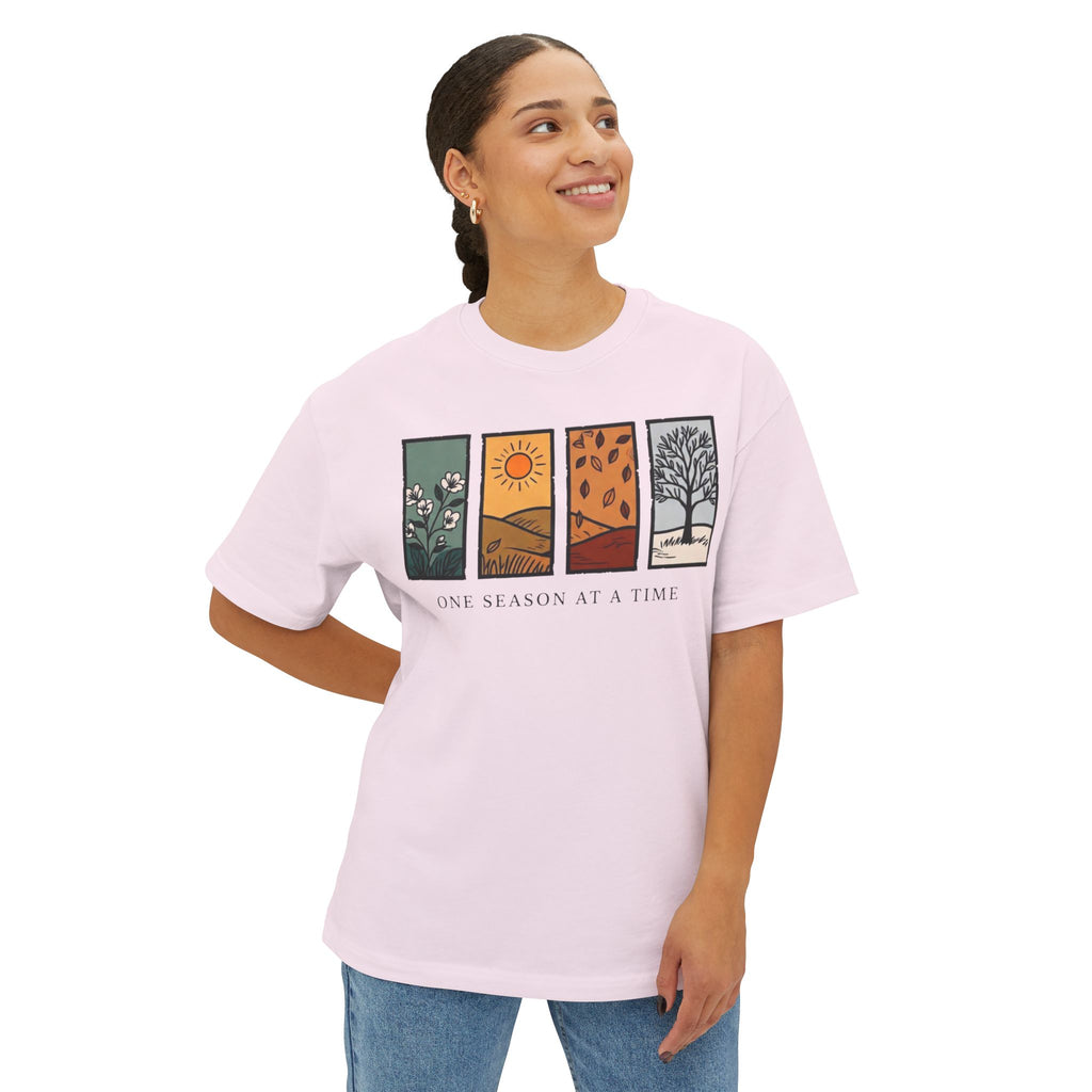 One Season at a Time Tee | Four Seasons Illustration