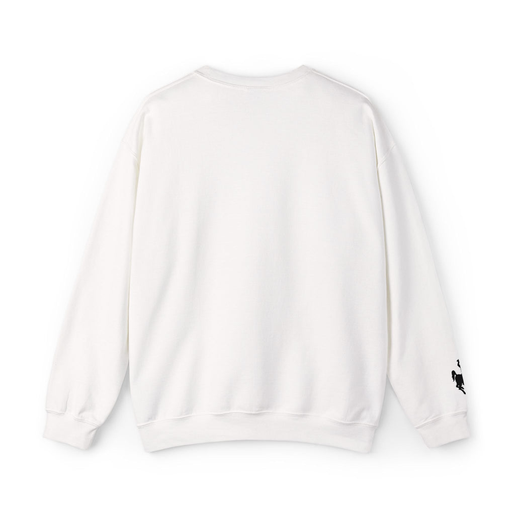Grand Teton Crewneck Sweatshirt — Bucking cowboy sleeve
