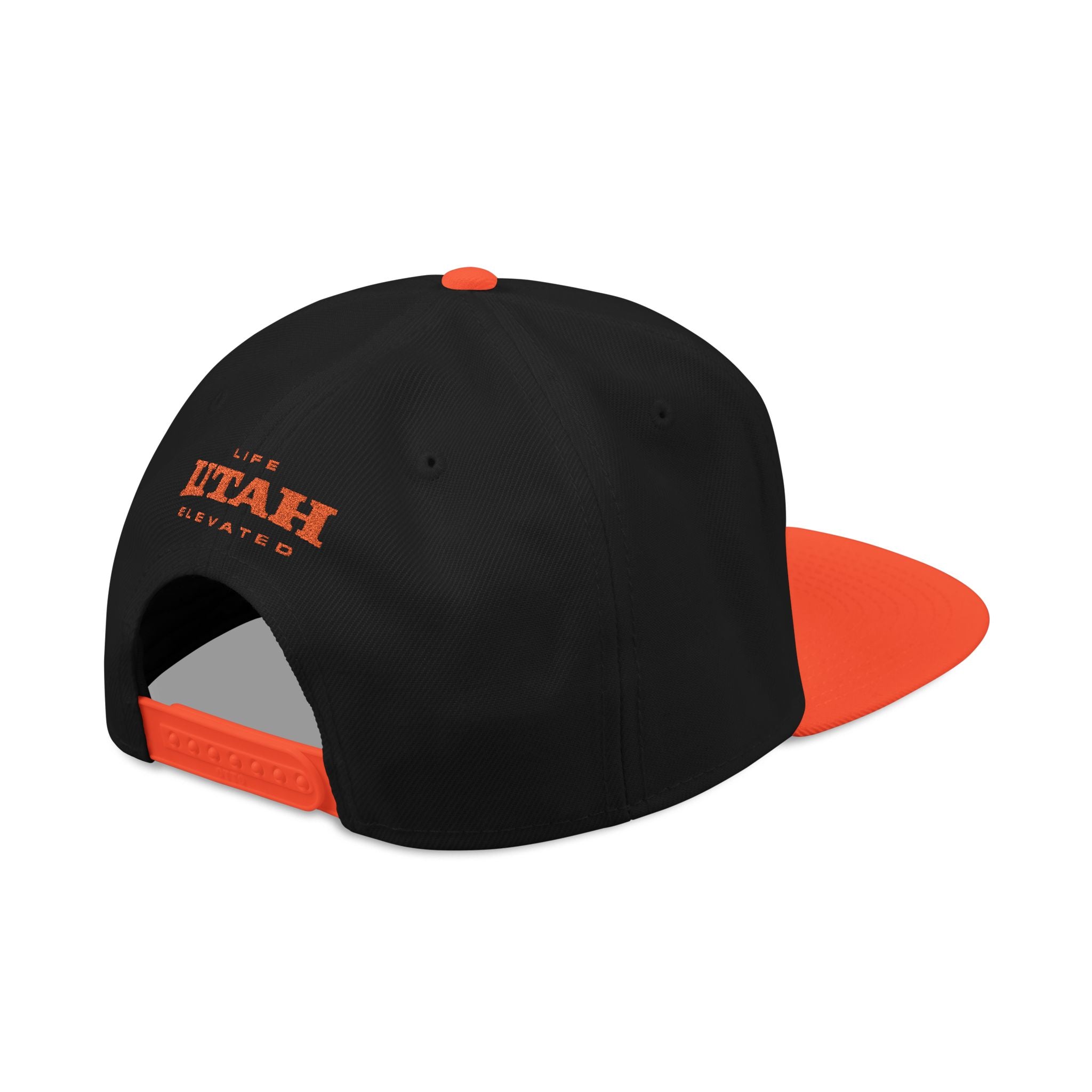 Snapback Hat — 'UTAH' Embroidered Vintage License Plate Cap