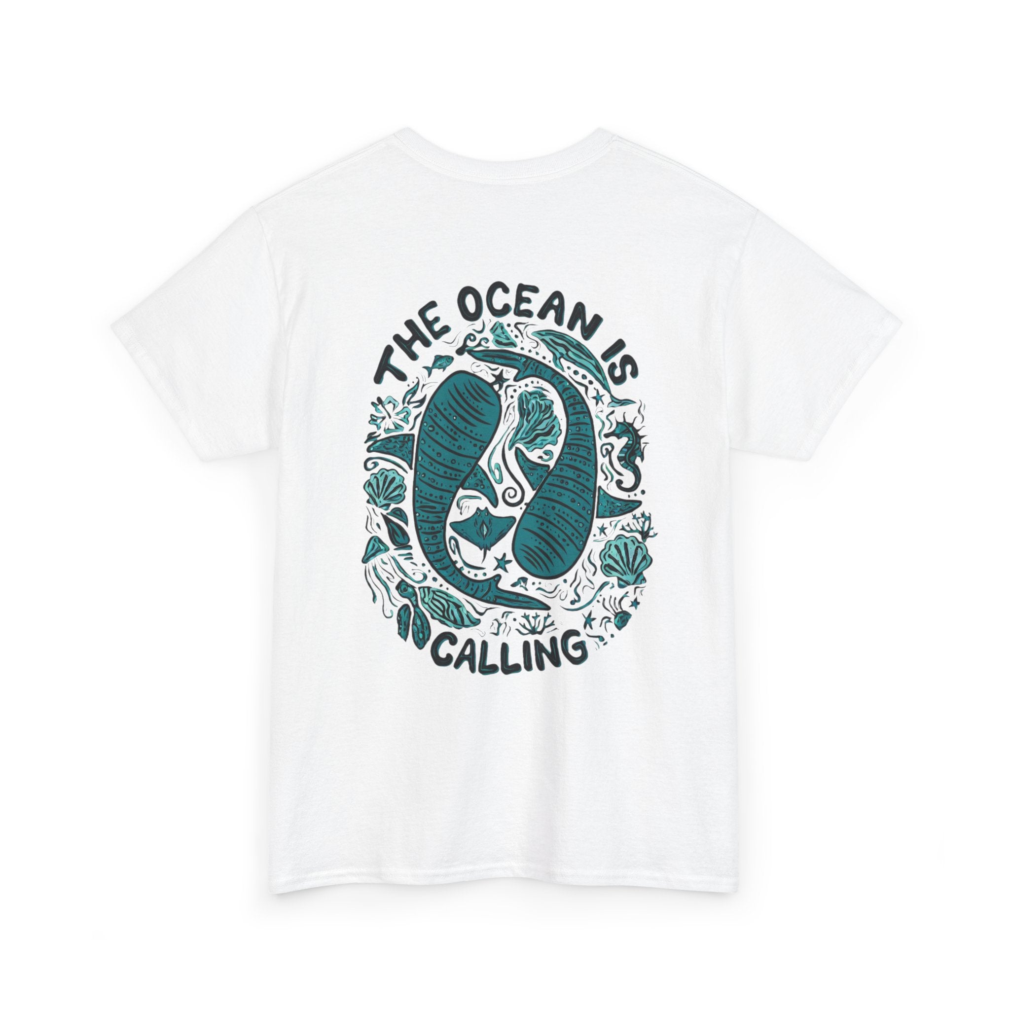 The Ocean Is Calling T-Shirt — Sea Creature Graphic Tee