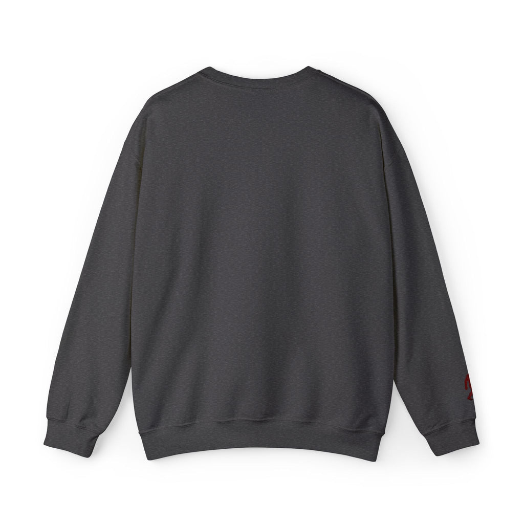 Mount Rainier Crewneck Sweatshirt — Sasquatch detail Right Sleeve