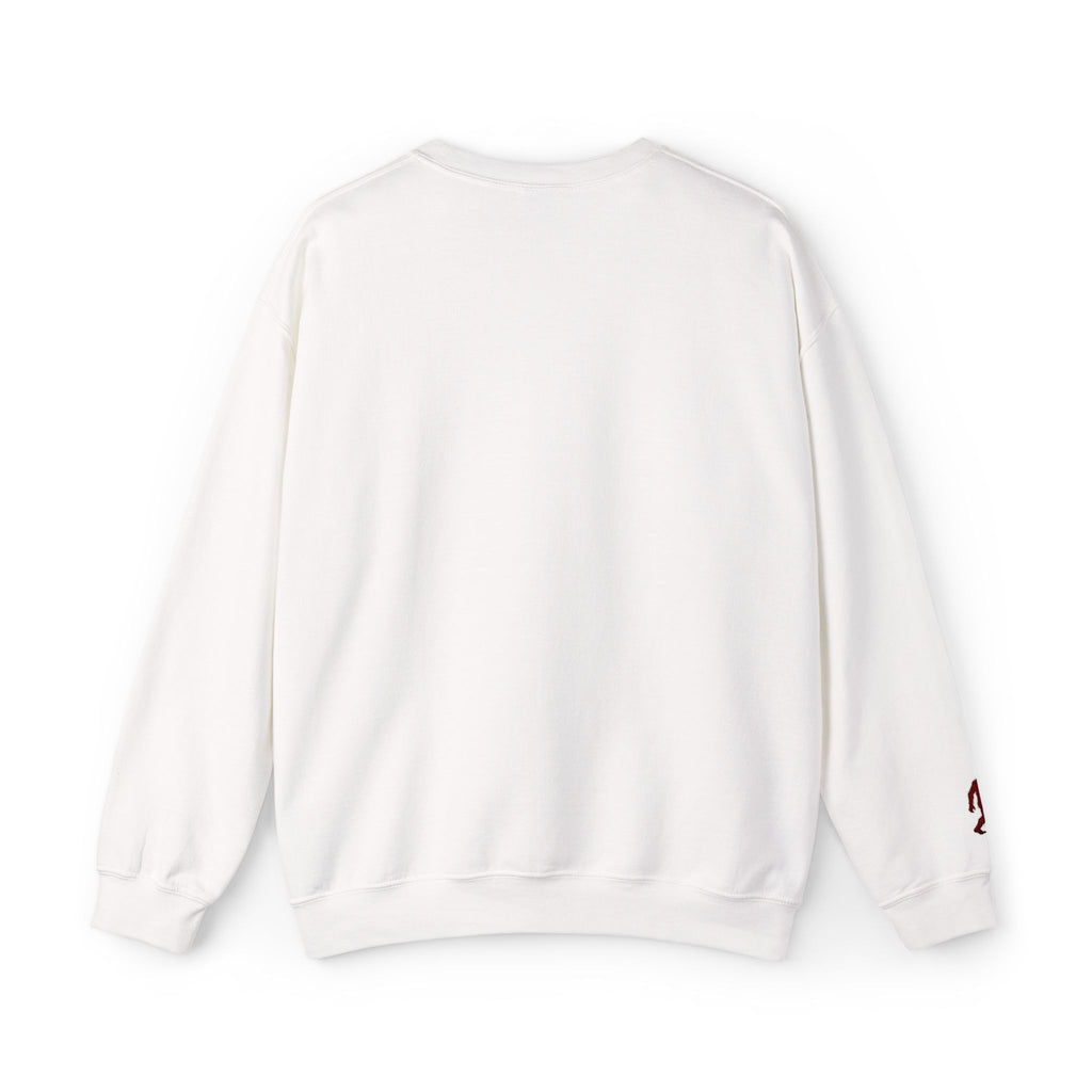 Mount Rainier Crewneck Sweatshirt — Sasquatch detail Right Sleeve