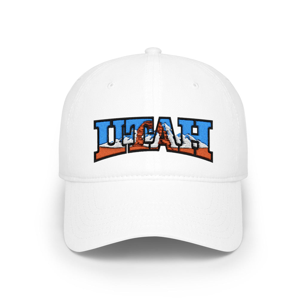 Utah Vintage License Plate  low-profile Cap —  Embroidered Hat