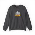 Grand Teton Crewneck Sweatshirt — Bucking cowboy sleeve
