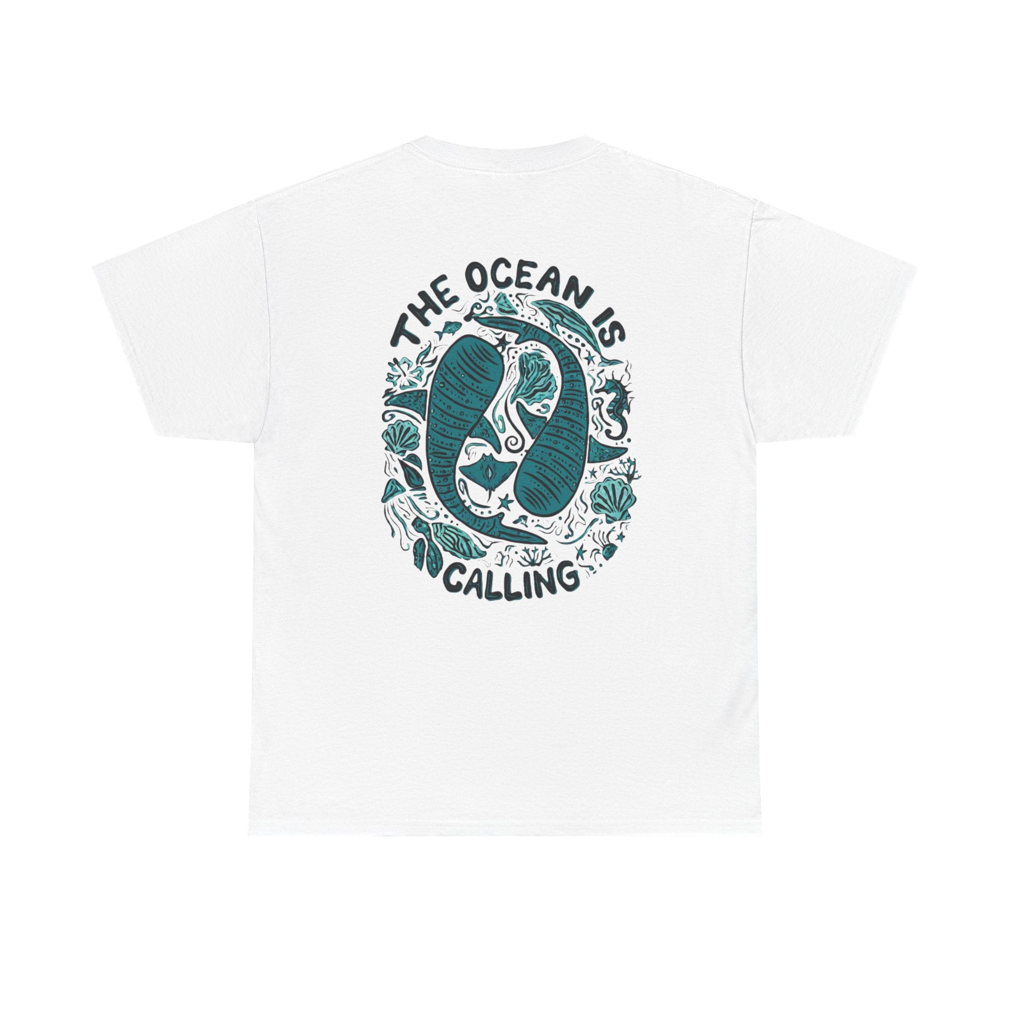 The Ocean Is Calling T-Shirt — Sea Creature Graphic Tee