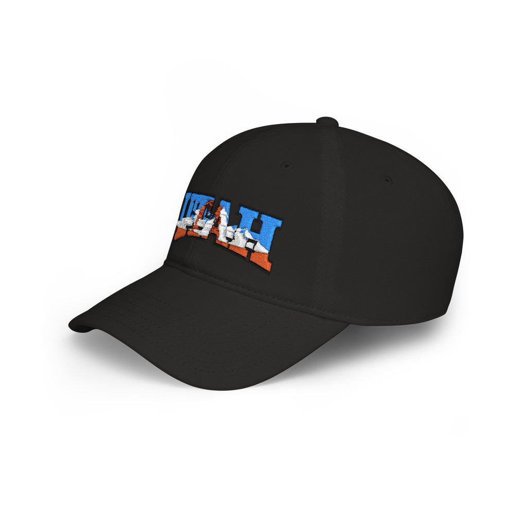 Utah Vintage License Plate  low-profile Cap —  Embroidered Hat