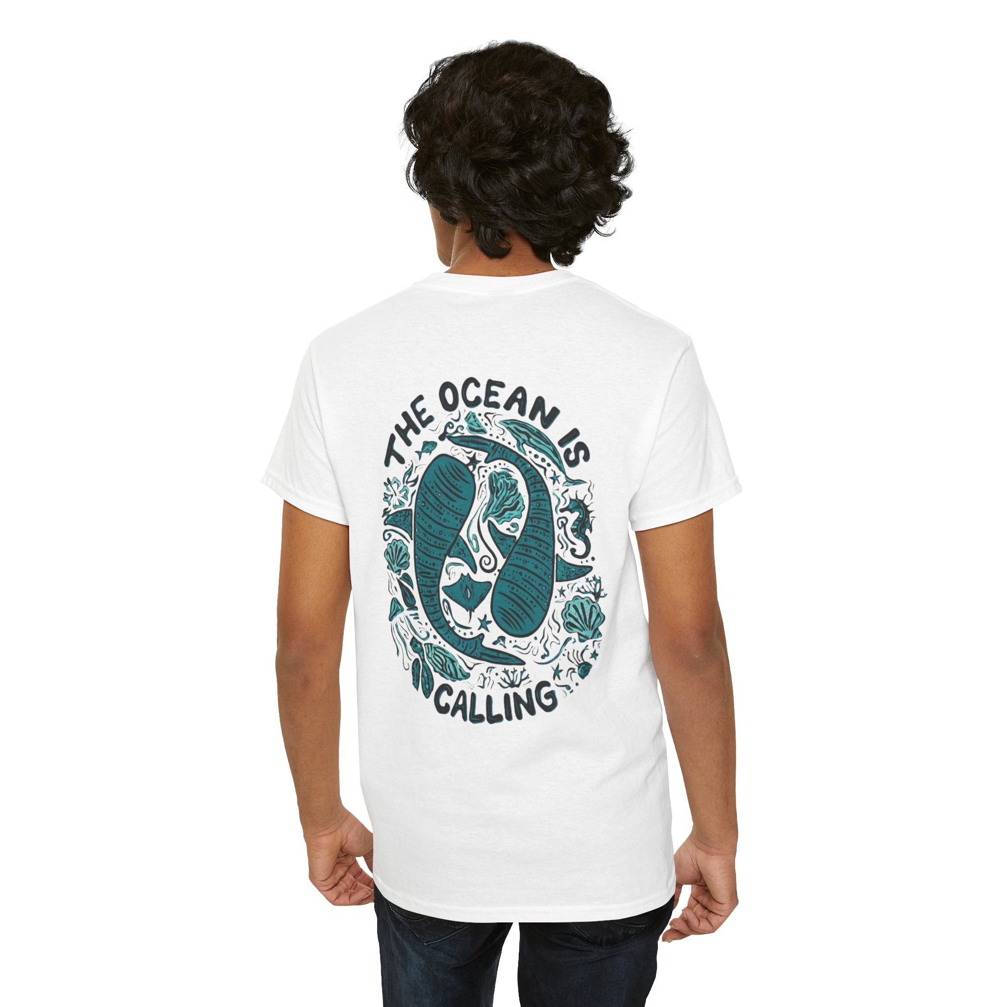 The Ocean Is Calling T-Shirt — Sea Creature Graphic Tee