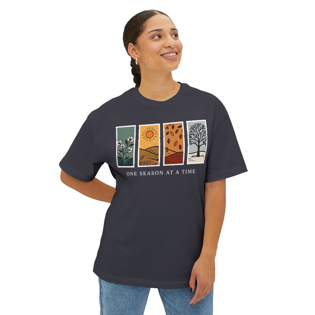 One Season at a Time Tee | Four Seasons Illustration
