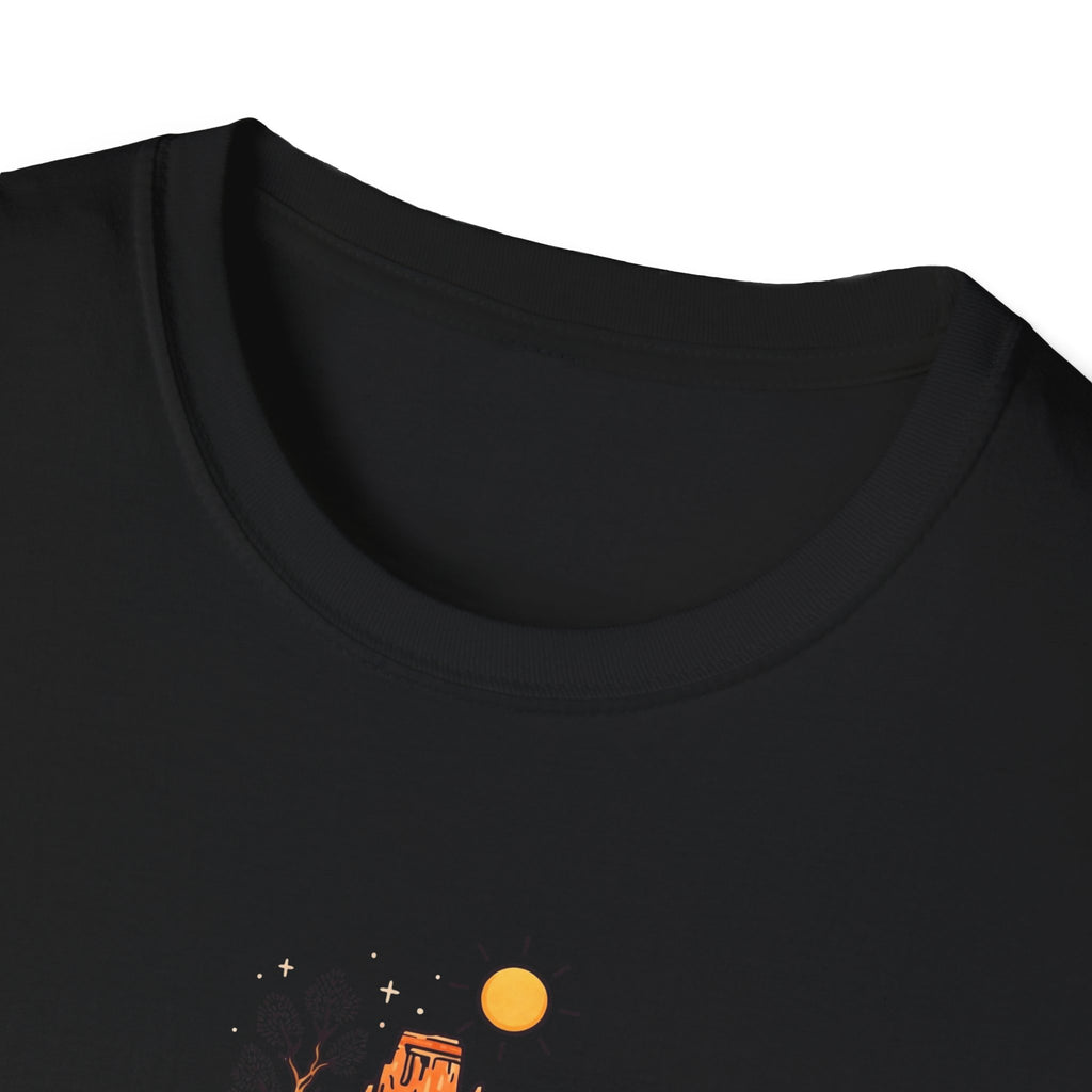 Desert Vista T-Shirt — Minimal Canyon Landscape Tee (Front 'southwest')