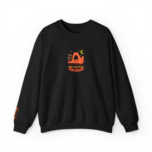 Delicate Arch Crewneck Sweatshirt — Life Elevated Sleeve
