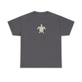 Vintage Shores T-Shirt-- Retro Beach Turtle Graphic Tee (Palm Trees, Sun & Waves)